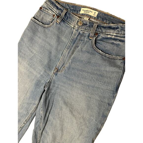 Abercrombie & Fitch The Ankle Straight Ultra High Rise Curve Love jean - Picture 3 of 6